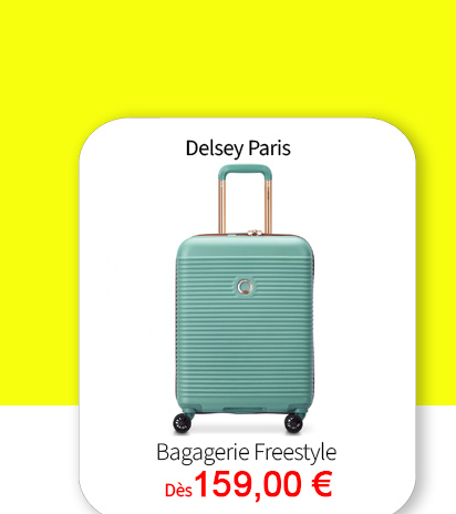 Bleu Cerise Bagagerie DELSEY PARIS Valise Freestyle