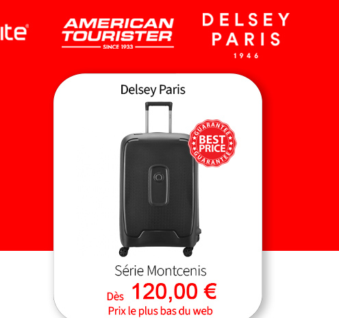 Bleu Cerise Bagagerie Montcenis Delsey Paris à Prix Bas 