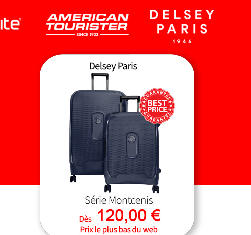 Bleu Cerise Bagagerie Montcenis Delsey Paris à Prix Bas 