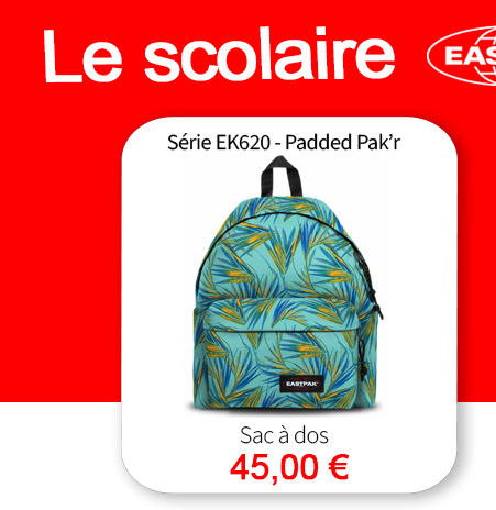  Bleu Cerise Sac à dos scolaire Eastpak EK620 Padded Pak'r à prix bas 