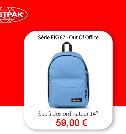  Bleu Cerise Eastpak Sac à dos EK767 Out Of Office à prix bas