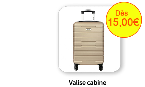  Bleu Cerise Bagagerie Valise cabine en Soldes et à prix bas 
