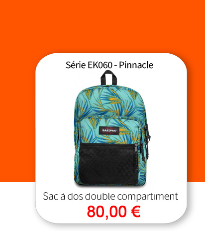 Bleu Cerise Sac à dos scolaire Eastpak EK060 Pinnacle à prix bas 