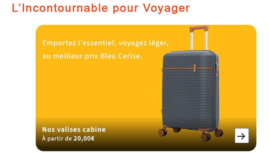  Bleu Cerise Valise Cabine Pas Cher 