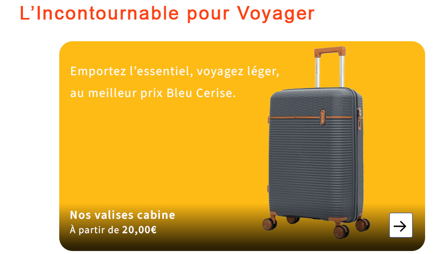  Bleu Cerise Valise Cabine Pas Cher 