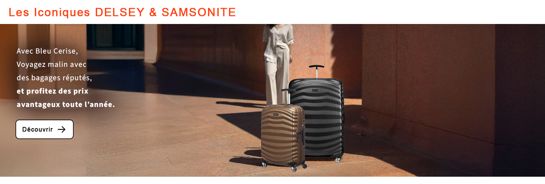  Bleu Cerise Bagagerie Delsey et Samsonite à Prix Bas 