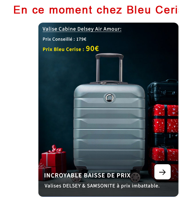  Bleu Cerise Baisse de Prix Incroyable Bagagerie Samsonite et Delsey 