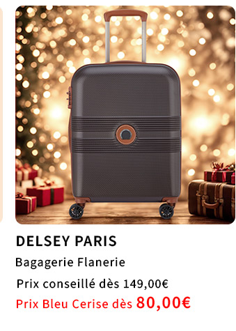  Bleu Cerise Bagagerie Delsey Valise Flanerie SE à Prix Bas 