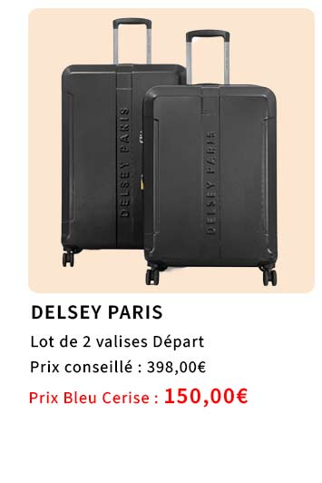  Bleu Cerise Bagagerie Delsey Depart Pas Cher