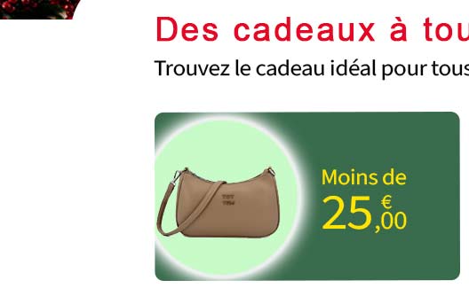  Bleu Cerise idées Cadeaux à moins de 25€ 