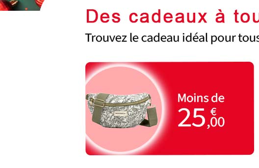  Bleu Cerise idées Cadeaux à moins de 25€ 