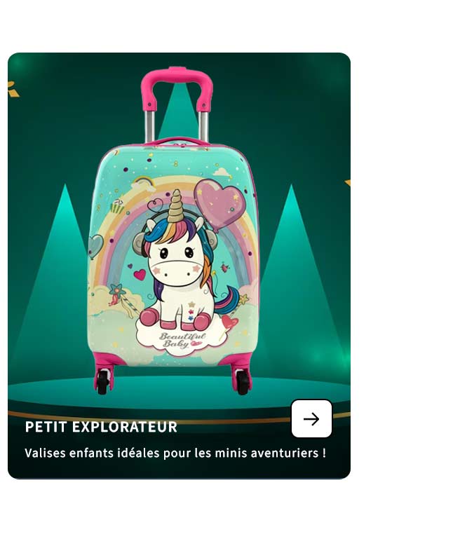  Bleu Cerise Nos Valises Enfants Pas Cher 