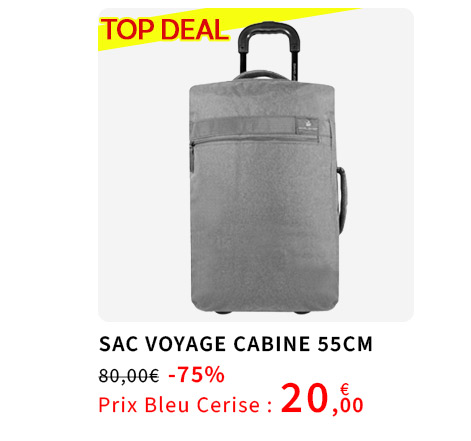  Bleu Cerise Bagagerie Sac de Voyage Cabine En Soldes 