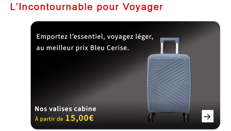  Bleu Cerise Valise Cabine Pas Cher 