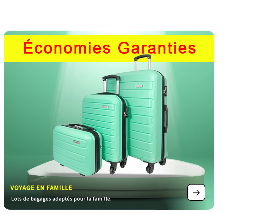 Bleu Cerise Nos bagages en lot pas cher 