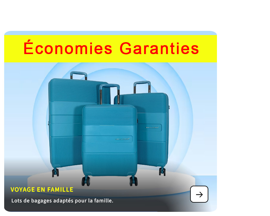 Bleu Cerise Nos bagages en lot pas cher 