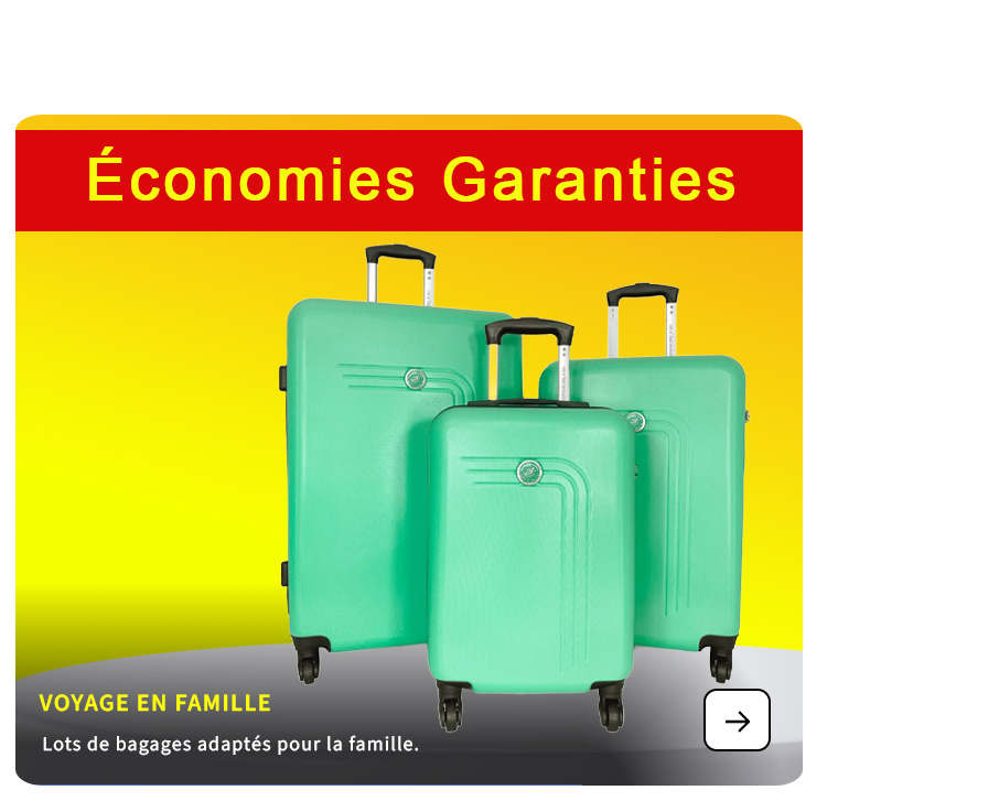 Bleu Cerise Nos bagages en lot pas cher 