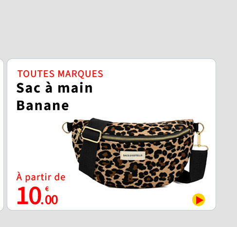 Bleu Cerise Sac à main Banane Pas Cher