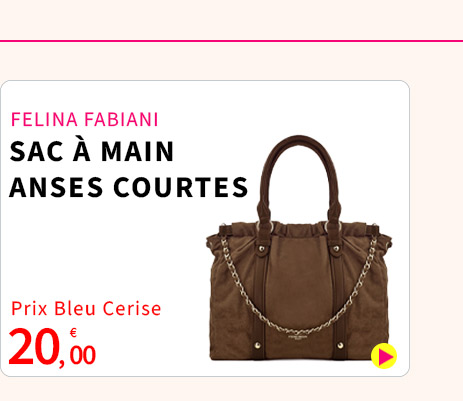 Bleu Cerise Sac à main Pas Cher