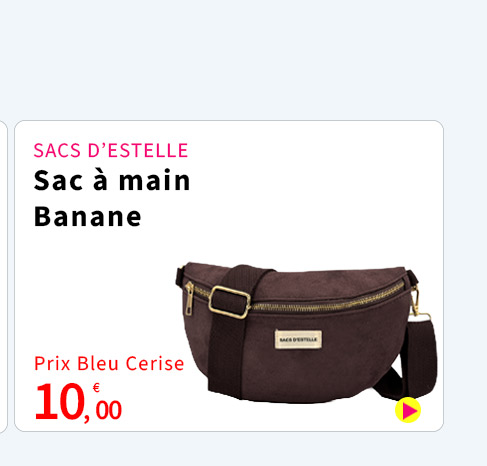 Bleu Cerise Sac à main Pas Cher
