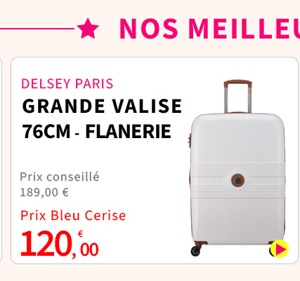 Bleu Cerise Bagagerie DELSEY PARIS Valise Soute Delsey Prix Bas