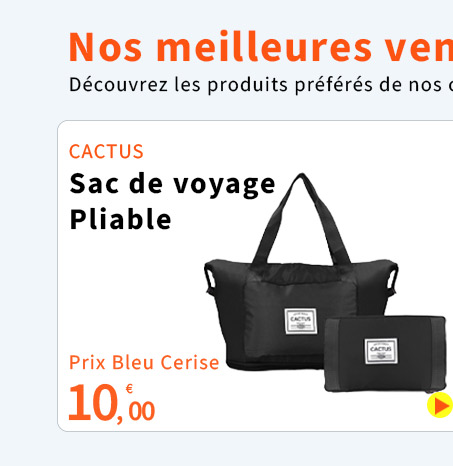  Bleu Cerise Bagagerie Cactus Sac de Voyage Pliable 