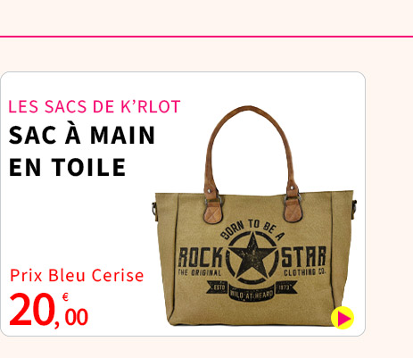 Bleu Cerise Sac à main A4 Pas Cher