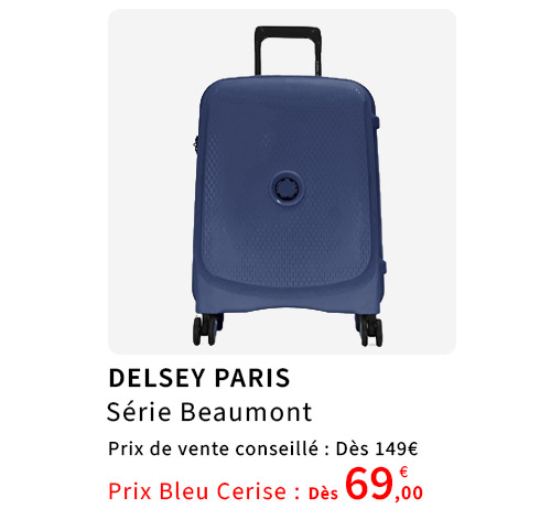 Bleu Cerise Bagagerie Delsey Paris Beaumont Prix Bas