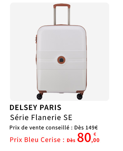 Bleu Cerise Bagagerie Delsey Paris Flanerie Prix Bas