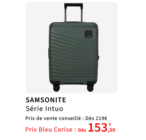 Bleu Cerise Bagagerie Samsonite Intuo Prix Bas