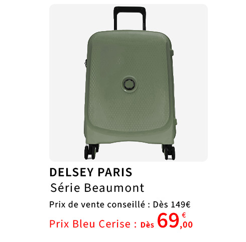  Bleu Cerise Bagagerie Delsey Paris Beaumont Prix Bas