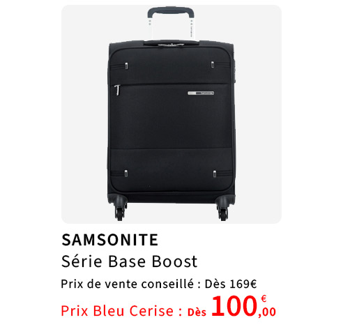 Bleu Cerise Bagagerie Samsonite Base Boost Prix Bas