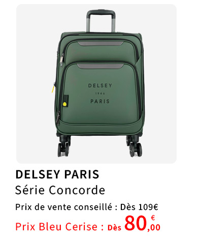 Bleu Cerise Bagagerie Delsey Paris Concorde Prix Bas