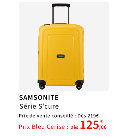  Bleu Cerise Bagagerie Samsonite S'cure Prix Bas