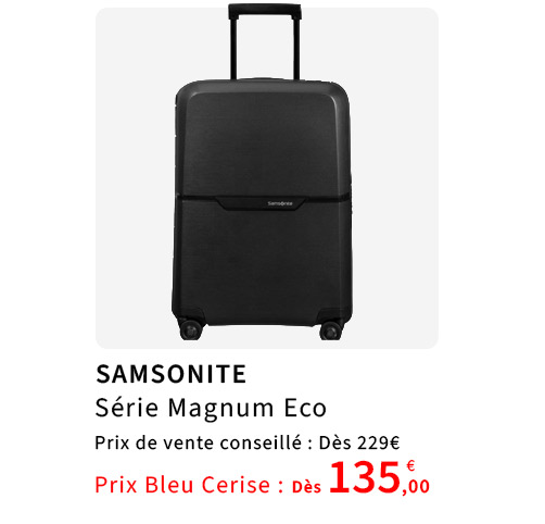 Bleu Cerise Bagagerie Samsonite Magnum Eco Prix Bas