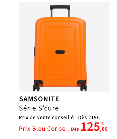  Bleu Cerise Bagagerie Samsonite S'cure Prix Bas
