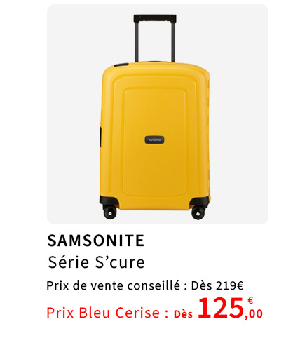  Bleu Cerise Bagagerie Samsonite S'cure Prix Bas