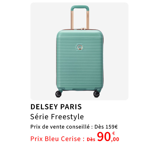  Bleu Cerise Bagagerie Delsey Paris Freestyle Prix Bas
