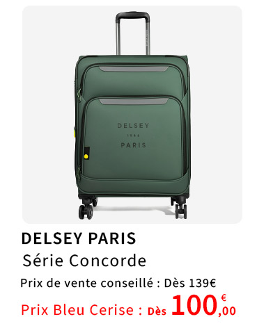 Bleu Cerise Bagagerie Delsey Paris Concorde Prix Bas