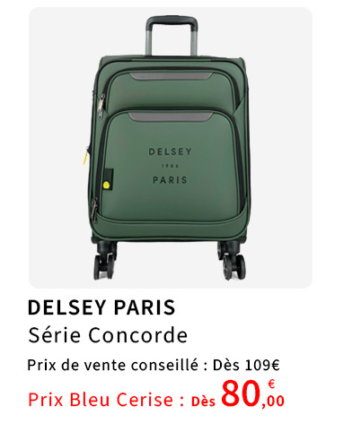 Bleu Cerise Bagagerie Delsey Paris Concorde Prix Bas