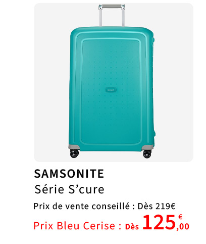  Bleu Cerise Bagagerie Samsonite S'cure Prix Bas