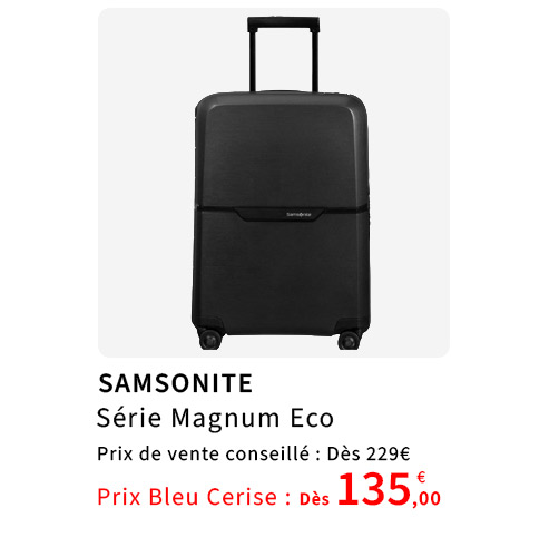 Bleu Cerise Bagagerie Samsonite Magnum Eco Prix Bas