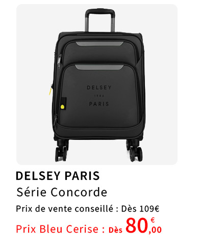 Bleu Cerise Bagagerie Delsey Paris Concorde Prix Bas