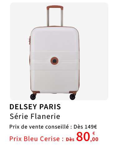 Bleu Cerise Bagagerie Delsey Paris Flanerie Prix Bas