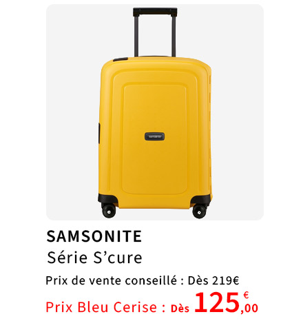  Bleu Cerise Bagagerie Samsonite S'cure Prix Bas