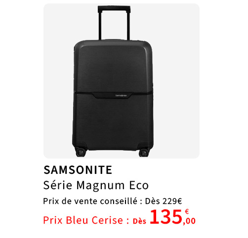 Bleu Cerise Bagagerie Samsonite Magnum Eco Prix Bas