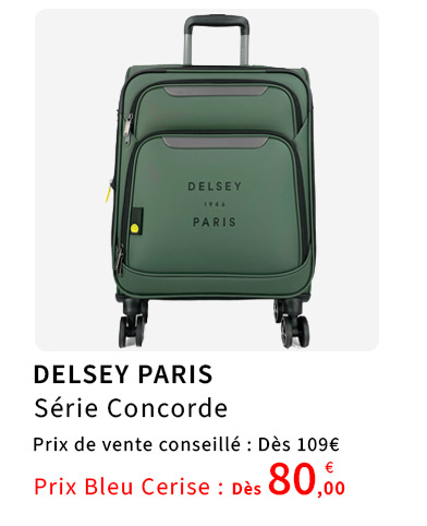 Bleu Cerise Bagagerie Delsey Paris Concorde Prix Bas