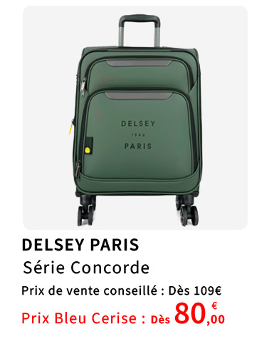 Bleu Cerise Bagagerie Delsey Paris Concorde Prix Bas