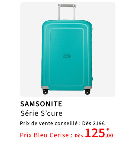  Bleu Cerise Bagagerie Samsonite S'cure Prix Bas