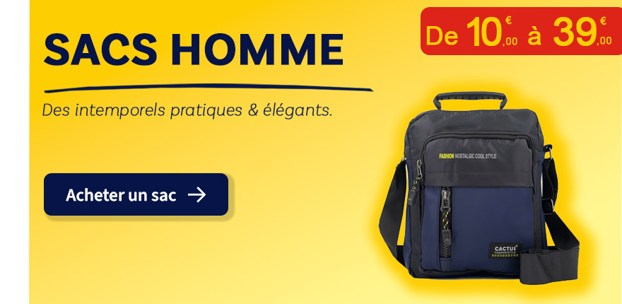  Bleu Cerise Sacs Homme pass Cher  